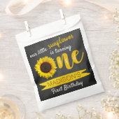 Kleine Zonnebloem 1e Verjaardagsfeest Bedankzakje (Geknipt)