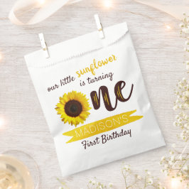 Kleine Zonnebloem 1e Verjaardagsfeest Bedankzakje