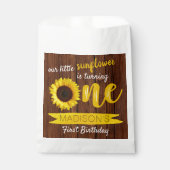 Kleine Zonnebloem 1e Verjaardagsfeest Bedankzakje (Voorkant)