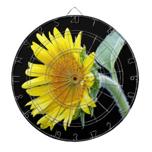 Kleine zonnebloem dartbord