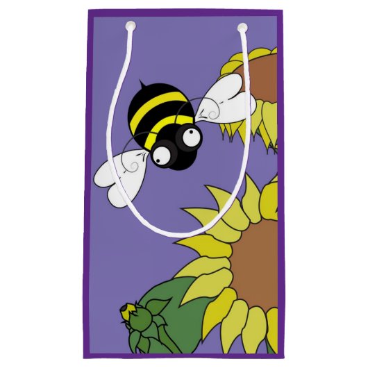 Kleine Zonnebloem Geschenkzak Klein Cadeauzakje (Voorkant)