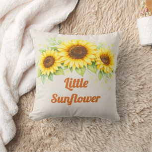 Kleine Zonnebloem Kinderkamer Kunst Kussen