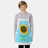 Kleine zonnebloemen Schort (Gedragen)