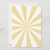 Kleine zonneschijn eerste zon verjaardag foto kaart (Achterkant)