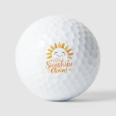 Kleine Zonneschijn Gepersonaliseerde Golfballen (Voorkant)