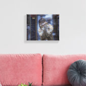 Kleine zonneschijn in geel canvas afdruk (Insitu (Woonkamer))