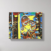 "Kleine zonneschijn in geel" Canvas Afdruk (Voorkant)