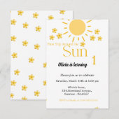 Kleine zonneschijn is een eerste zonneschijnse ver (Voorkant / Achterkant)