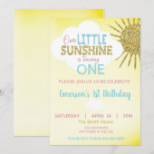 Kleine zonneschijn Verjaardag uitnodiging je bent  (Voorkant / Achterkant)