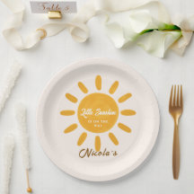 Kleine zonneschijn Zonne baby shower 