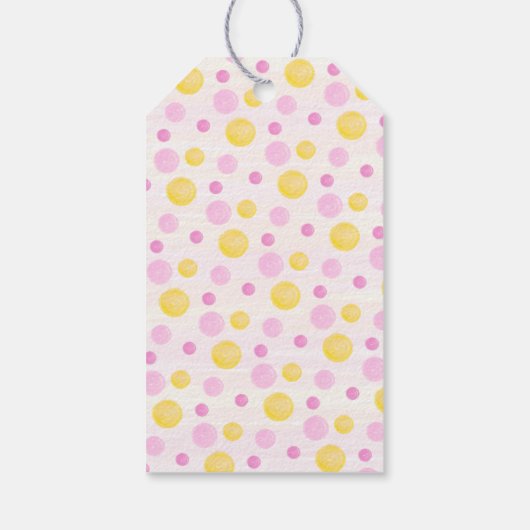 Kleine zonnestraal 1e verjaardag Favor Cadeaulabel (Achterkant)