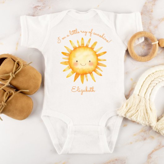 Kleine Zonnestraal Persoonlijk Romper