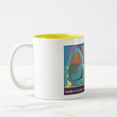 Kleine Zoogdier Symposium Mok! Tweekleurige Koffiemok (Links)