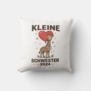 Kleine zus 2024 Schattige giraffe zus ontwerp_1 Kussen