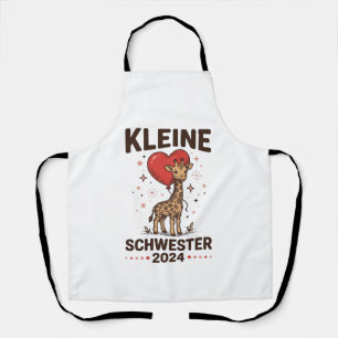 Kleine zus 2024 Schattige giraffe zus ontwerp_1 Schort