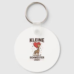 Kleine zus 2024 Schattige giraffe zus ontwerp_1 Sleutelhanger