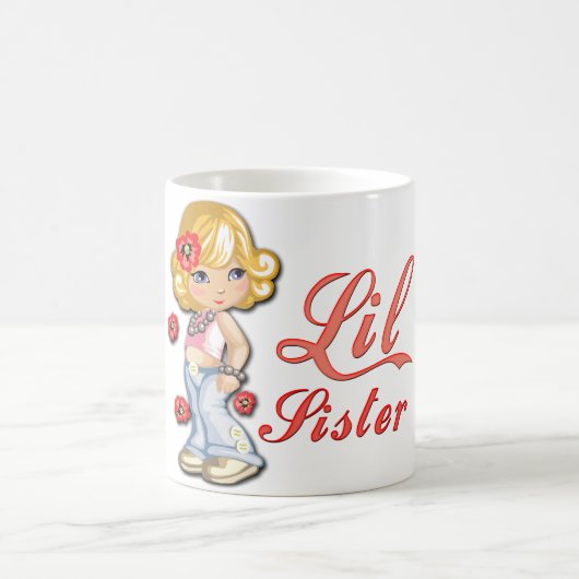 Kleine Zus en Bloemen Koffiemok (Center)