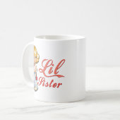 Kleine Zus en Bloemen Koffiemok (Voorkant links)