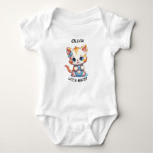 Kleine Zus Gepersonaliseerde Baby Bodysuit