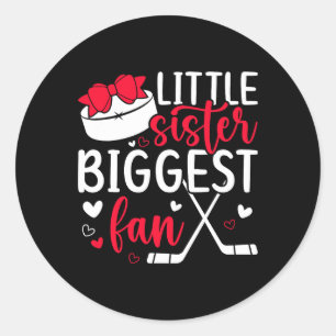 Kleine Zus Hockey Zus Van Een Hockeyspeler Hoc Ronde Sticker