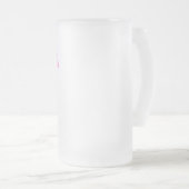 kleine zus matglas bierpul (Voorkant rechts)