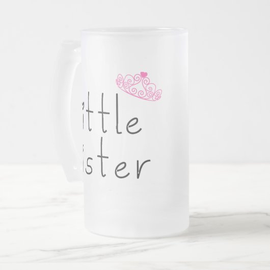 kleine zus matglas bierpul (Voorkant links)