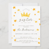 Kleine zus op de weg Boho sterren Baby shower Kaart (Voorkant)