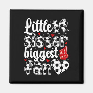 Kleine Zus Voetbal Zus Voetbal Speler's Zus Magneet