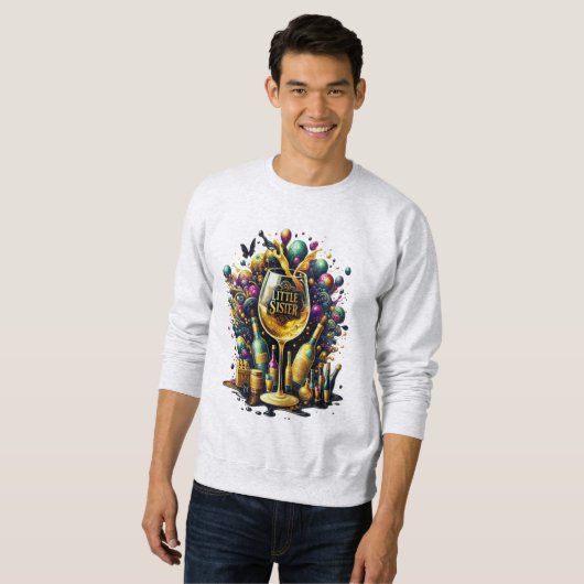 Kleine zusje Het is Fiesta Tijd Trui (Voorkant volledig)