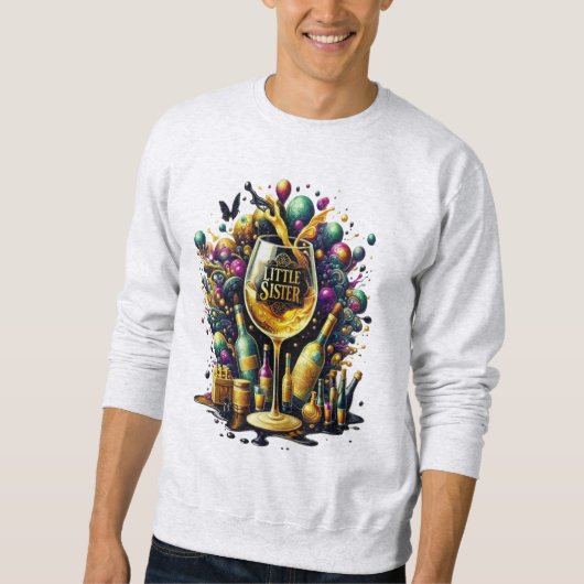 Kleine zusje Het is Fiesta Tijd Trui (Voorkant)