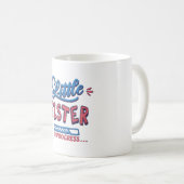 Kleine zusje lopend koffiemok (Voorkant rechts)