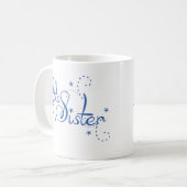 Kleine zusjes koffiemok (Voorkant links)
