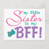 Kleine zuster BFF Butterfly Briefkaart