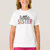 Kleine zuster Cute Matching Siblings T-shirt (Voorkant)