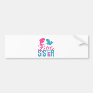 Kleine zuster Dolphins Bumpersticker