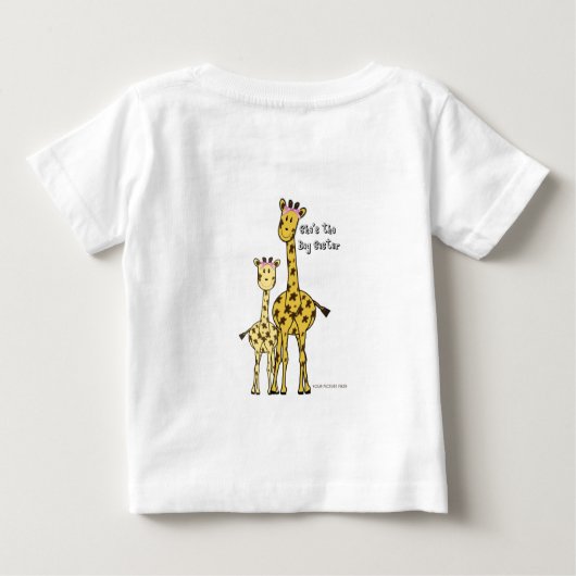 Kleine zuster-Giraffe (Achterkant)
