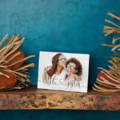 kleine zuster-hardehandschrift voor zusfoto's fotoplaat (Zijkant)