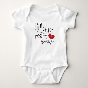 Kleine zuster Heartbreaker Baby Boy Romper