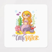 Kleine zuster 🧜 ♀️ Mermaid Labels (Design 1)