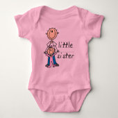 Kleine Zuster met Big Brother T-shirts en geschenk (Voorkant)