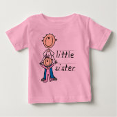 Kleine Zuster met Big Brother T-shirts en geschenk (Voorkant)