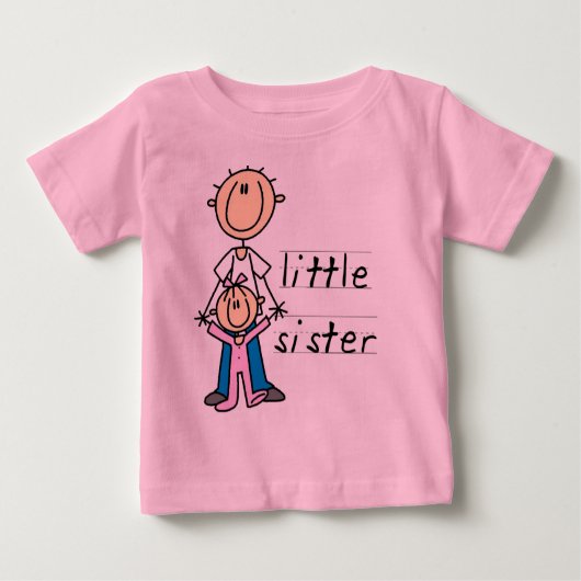 Kleine Zuster met Big Brother T-shirts en geschenk (Voorkant)