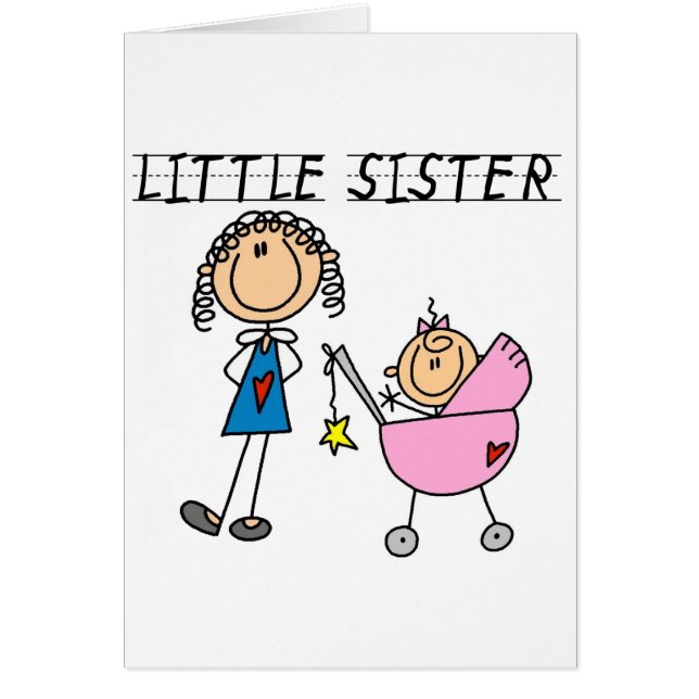 Kleine zuster met Big Sis Tshirts (Voorkant)