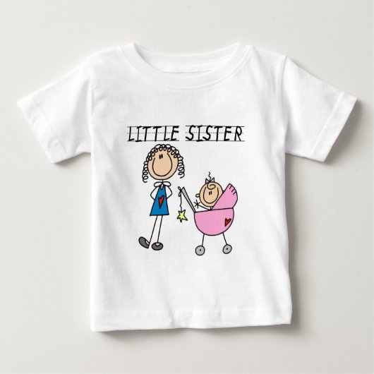Kleine zuster met Big Sis Tshirts (Voorkant)