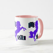 Kleine zuster Paarse Pony Mok (Voorkant rechts)