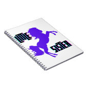 Kleine zuster Paarse Pony Notitieboek (Rechterzijde)