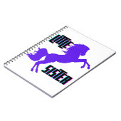 Kleine zuster Paarse Pony Notitieboek (Linkerzijde)
