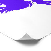 Kleine zuster Paarse Pony Poster (Hoek)