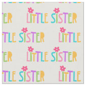 Kleine zuster Pattern Fabric Stof (Close Up)