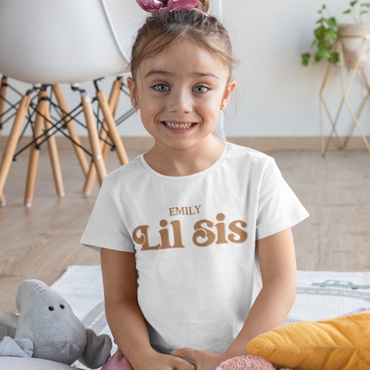 Kleine zuster Persoonlijke Zwangerschap onthaal me Kinder Shirts